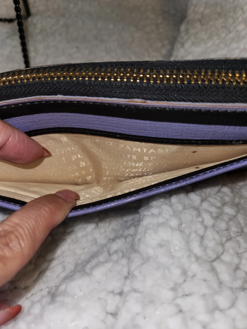Kate Spade Fairmont Women's Wallet With Storybook Lining With Dust Bag